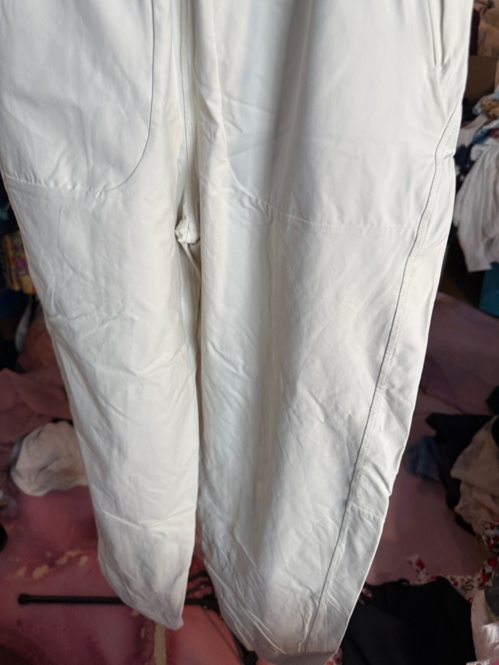 lululemon athletica Cream Elastic-Waist Track Pants - Picture 8 of 9